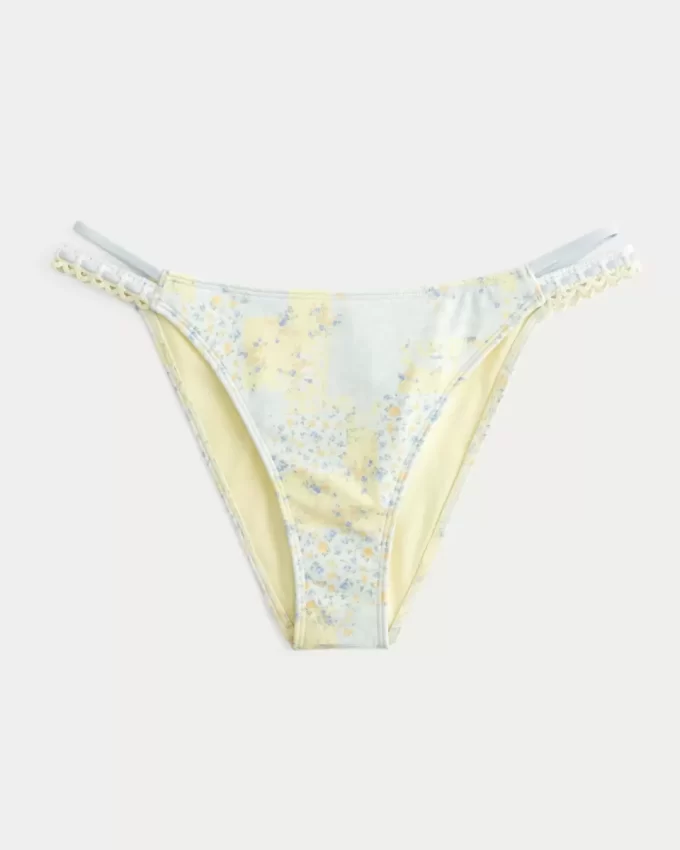 Tığ İşi Karışık Yüksek Paçalı Bikini Altı