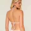 Tığ İşi Pullu Üçgen Bikini Üstü