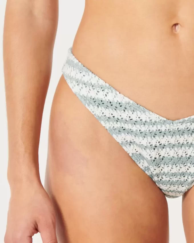 Tığ İşi Tarzı Yüksek Paçalı Şımarık Bikini Altı