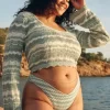 Tığ İşi Tarzı Yüksek Paçalı Şımarık Bikini Altı