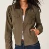 Twill Fermuarlı Ceket