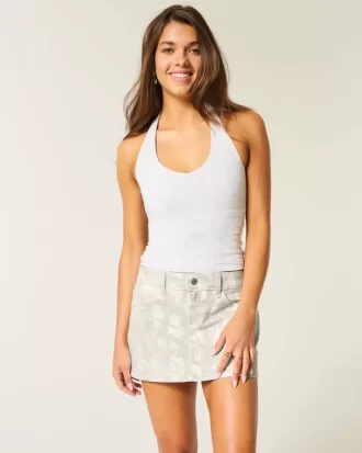 Twill Kamuflaj Mini Etek