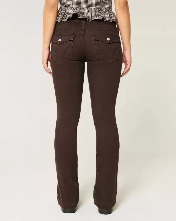 Ultra Düşük Bel Bootcut Pantolon