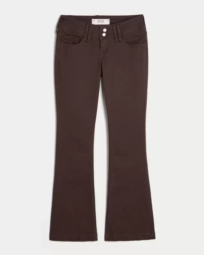 Ultra Düşük Bel Bootcut Pantolon
