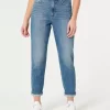 Ultra Yüksek Bel Koyu Yıkama Mom Jean