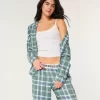 Uzun Kollu Flanel Pijama Üstü
