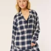 Uzun Kollu Flanel Pijama Üstü