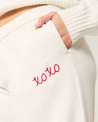 XOXO Grafik Geniş Paça Eşofman Altı