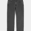Yıkanmış Siyah Bol Kot Pantolon