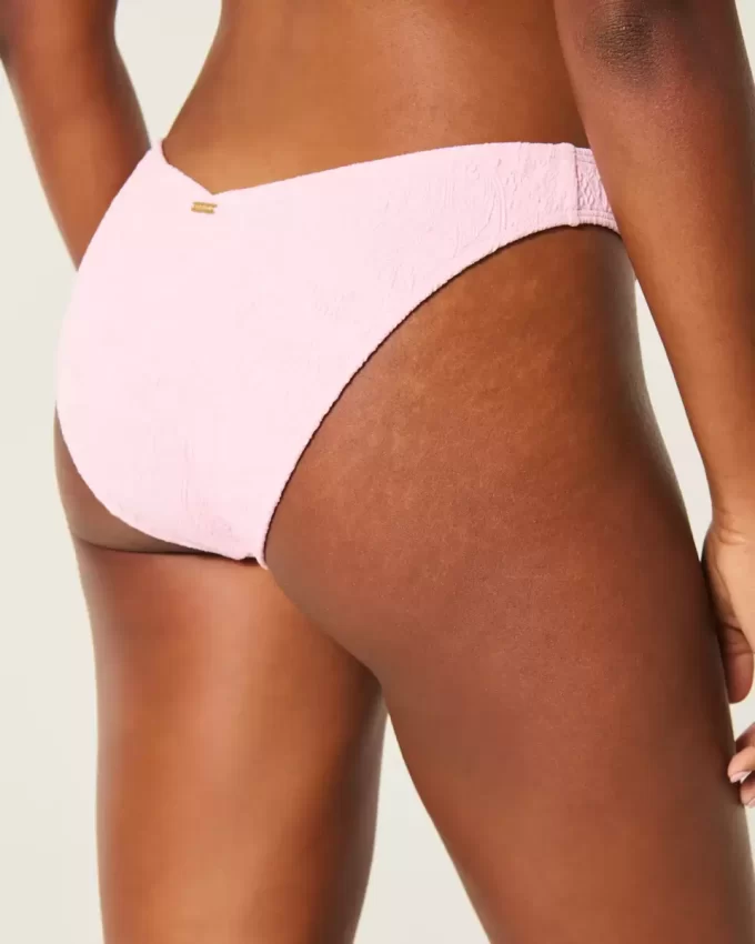 Yüksek Paça V Bel Jakarlı Şımarık Bikini Altı